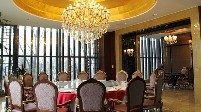 Moksan Qinyuan Conference Resort Hotel Çengdu Restoran fotoğraf